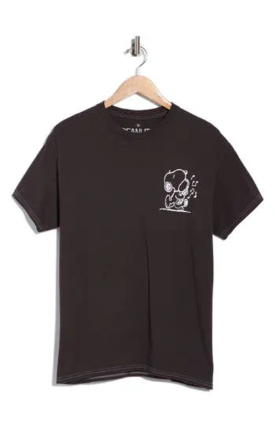 Ripple Junction Peanuts® Avant Garde Graphic T-shirt In Black