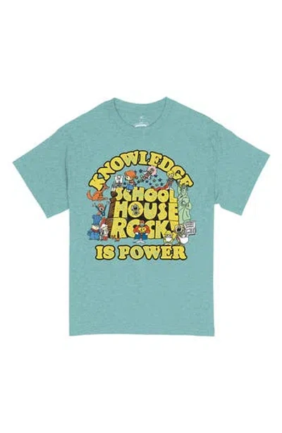 Ripple Junction Schoolhouse Rock! Knowledge Is Power Graphic T-shirt In Blue