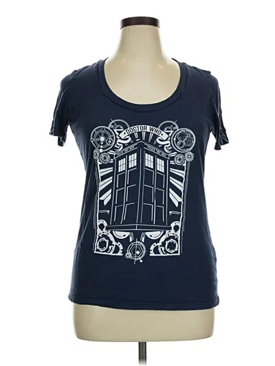 Pre-owned Ripple Junction Short Sleeve T-shirt In Blue