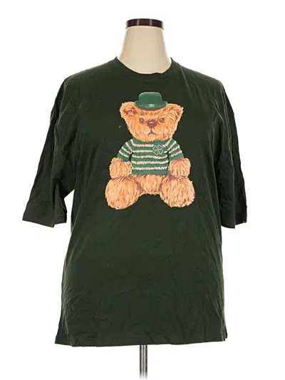 Pre-owned Ripple Junction Short Sleeve T-shirt In Green