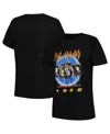 Ripple Junction Women's Black Def Leppard Adrenalize 1992 Graphic T-shirt In Black