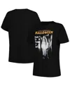 Ripple Junction Women's Black Halloween Graphic T-shirt In Black