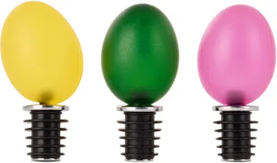 Rira Multicolor Egg Stopper Set, 3 Pcs