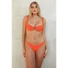 Ris-k Tahiti Super Cheeky Bikini Bottom In Orange