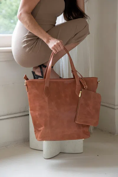 Risa Vancouver Women's Brown Marie Everyday Leather Tote Crazy Horse