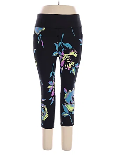 Pre-owned Rise Active Pants In Black