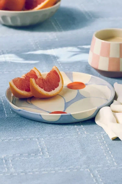 Rise And Shine Ceramics Rise And Shine Ceramic Dessert Plate In Blue