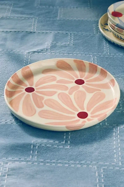 Rise And Shine Ceramics Rise And Shine Ceramic Dinner Plate In Pink