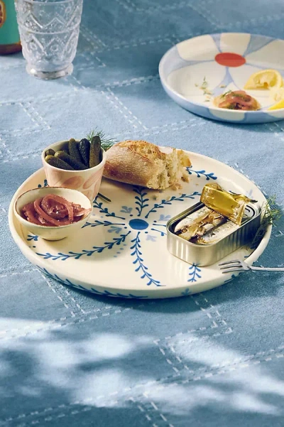 Rise And Shine Ceramics Rise And Shine Ceramic Dinner Plate In Blue