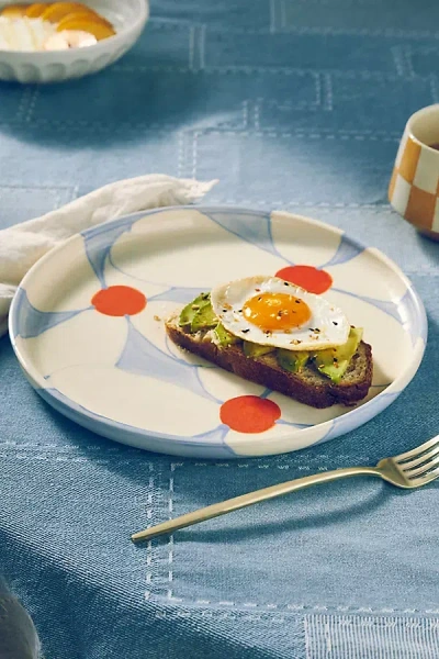 Rise And Shine Ceramics Rise And Shine Ceramic Dinner Plate In Blue