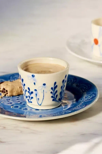 Rise And Shine Ceramics Rise And Shine Ceramic Espresso Cup In Blue