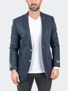 Rise Blazer Descartes Fleurdelis Blue In Blue