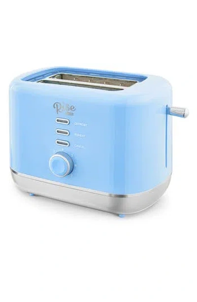 Rise By Dash Rise 2-slice Toaster In Blue