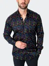 Rise Fibonacci Neonbutterflies Black In Black