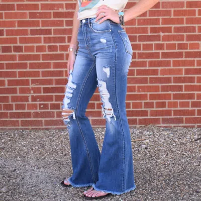 Risen All Over Me Jeans In Blue