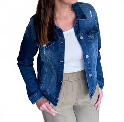 Risen Classic Charm Denim Jacket In Blue