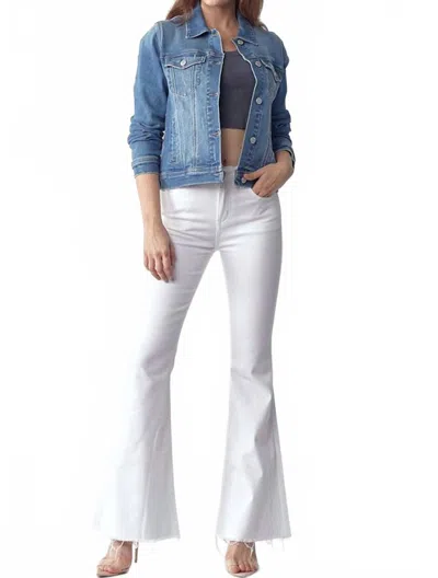 Risen Classic Denim Loing Sleeve Jacker In Blue