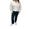 Risen Classic Fit Linen Button Down Shirt In White In White