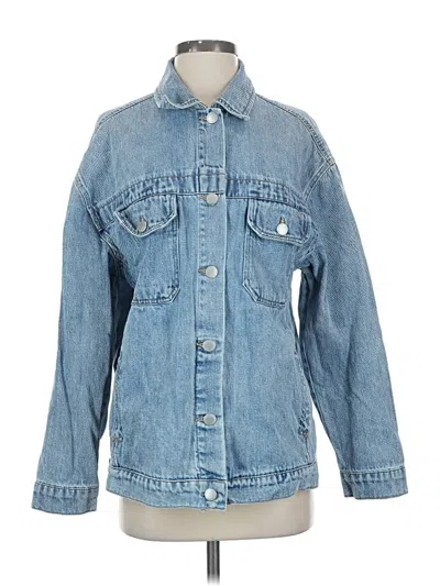 Pre-owned Risen Denim Jacket In Blue