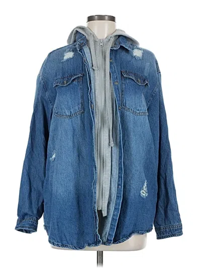 Pre-owned Risen Denim Jacket In Blue