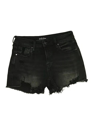 Pre-owned Risen Denim Shorts In Black