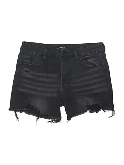 Pre-owned Risen Denim Shorts In Black