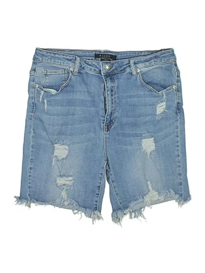 Pre-owned Risen Denim Shorts In Blue