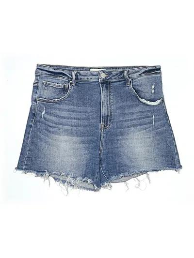 Pre-owned Risen Denim Shorts In Blue