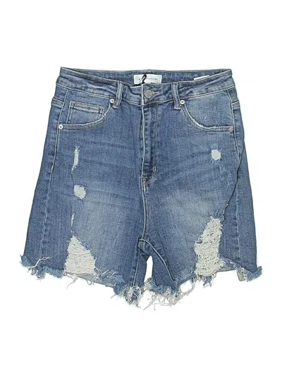 Pre-owned Risen Denim Shorts In Blue