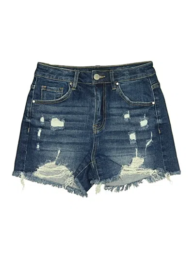 Pre-owned Risen Denim Shorts In Blue