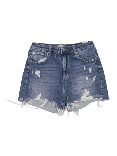 Pre-owned Risen Denim Shorts In Blue