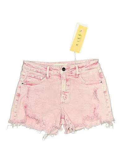 Pre-owned Risen Denim Shorts In Pink