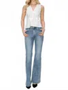 Risen Full Size Mid Rise Bootcut Jeans In Medium In Blue