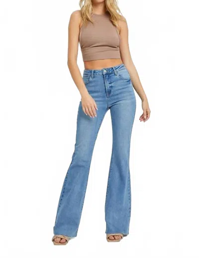 Risen Gypsy Girl Boot Cut Jeans In Blue