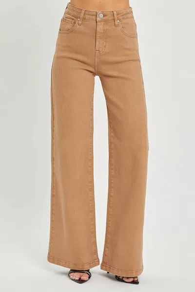 Risen Hi Rise Tummy Control Jeans In Cocoa