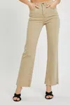 Risen Hi Rise Tummy Control Jeans In Sand