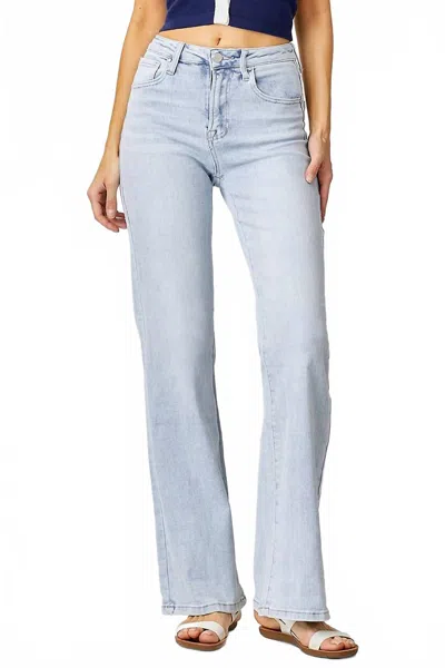 Risen High Rise 90s Wide Leg Jean In Blue