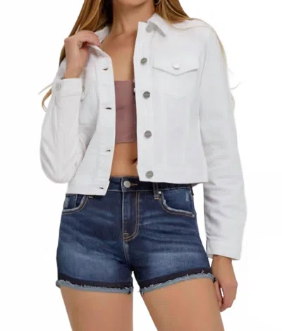 Risen Jean Jacket In White