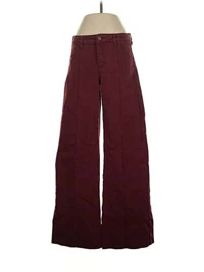 Pre-owned Risen Jeans In Burgundy