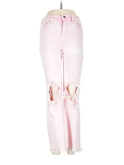 Pre-owned Risen Jeans In Pink