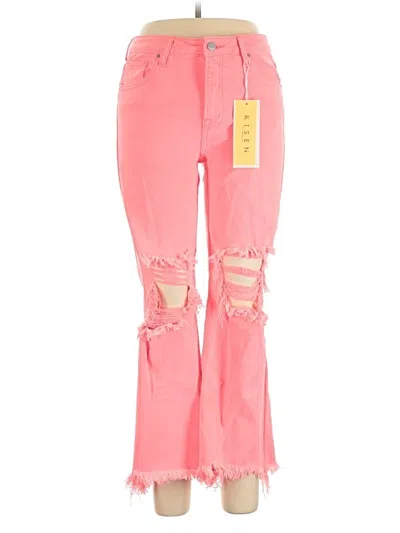 Pre-owned Risen Jeans In Pink