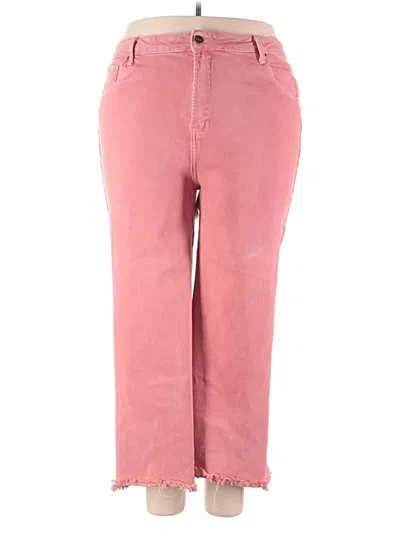 Pre-owned Risen Jeans In Pink