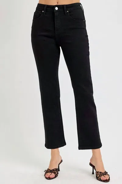 Risen Jett Tummy Control Cropped Jeans In Black