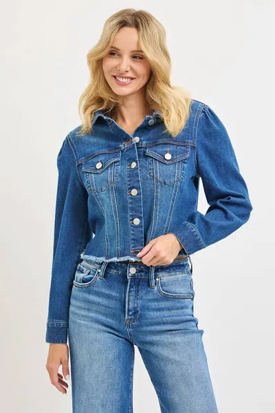 Risen Joanna Denim Jacket In Blue