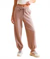 Risen Jogger Pant In Blush In Gold