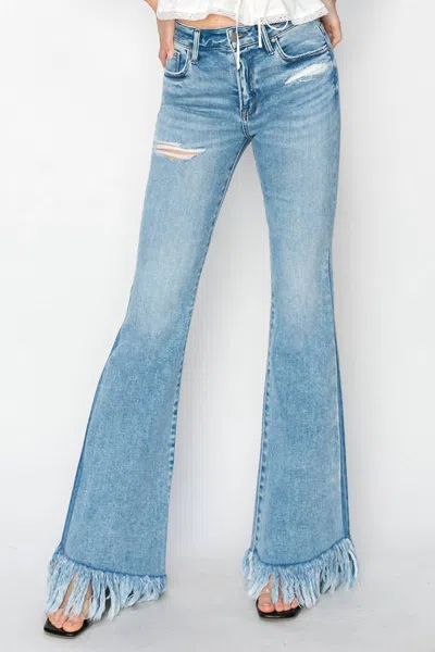 Risen Marfa Flare Jeans In Blue