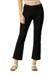 Risen Mid Rise Flare Jean In Black In Black