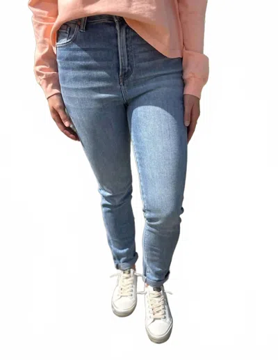Risen No Bad Days High Rise Jeans In Medium In Blue