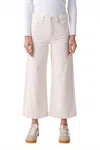Risen Tc High Rise Wide Leg Pants In Winter White In White