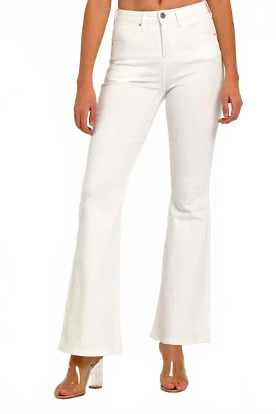 Risen White Tummy Control Jeans